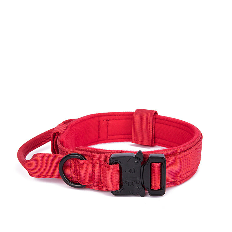 KFX-4906685 Adjustable Tactical Dog Collar in Monochrome Colors - Available in M, L, XL