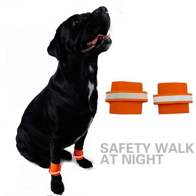 KFX-4907069 Fluorescent Dog Training Foot Covers - Universal Fit, Polyester Material