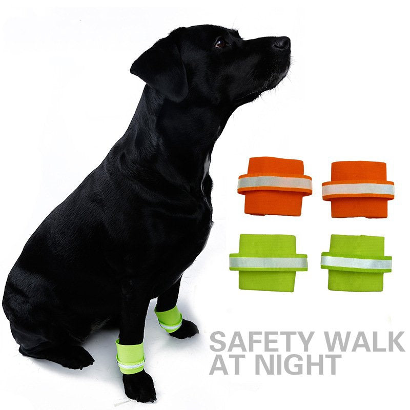 KFX-4907069 Fluorescent Dog Training Foot Covers - Universal Fit, Polyester Material