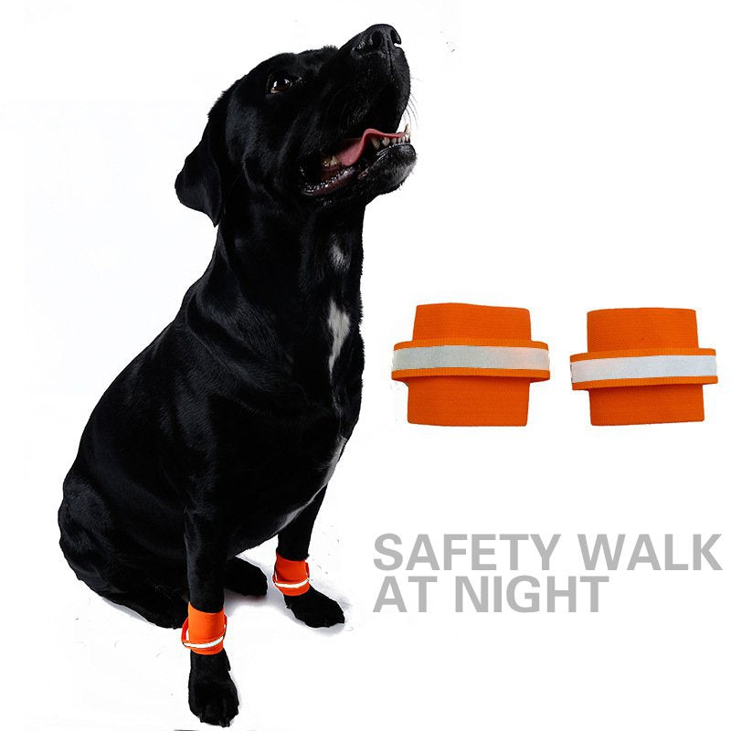 KFX-4907069 Fluorescent Dog Training Foot Covers - Universal Fit, Polyester Material