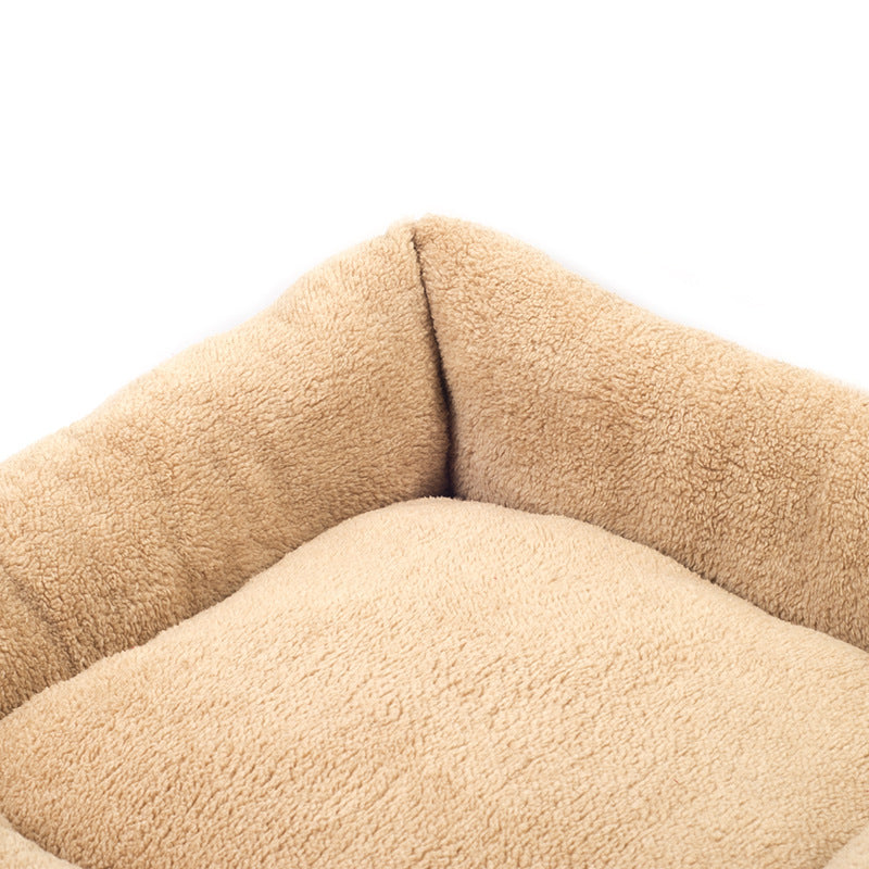 KFX-4908733 Cozy Octagonal Velvet Pet Nest with Soft Cotton Lining