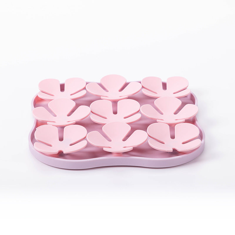 KFX-4916413 Silicone Slow Feeder Dog Bowl and Calming Mat for Interactive Eating and Training