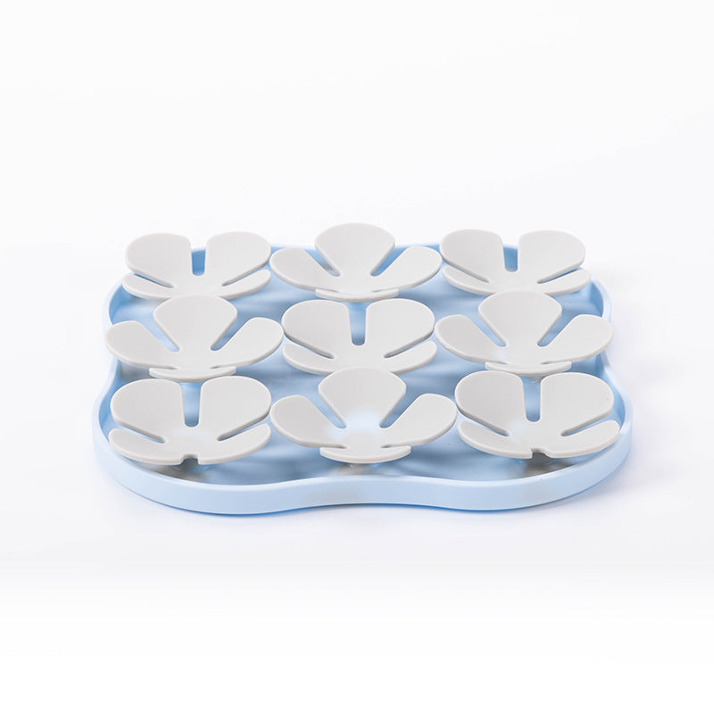 KFX-4916413 Silicone Slow Feeder Dog Bowl and Calming Mat for Interactive Eating and Training