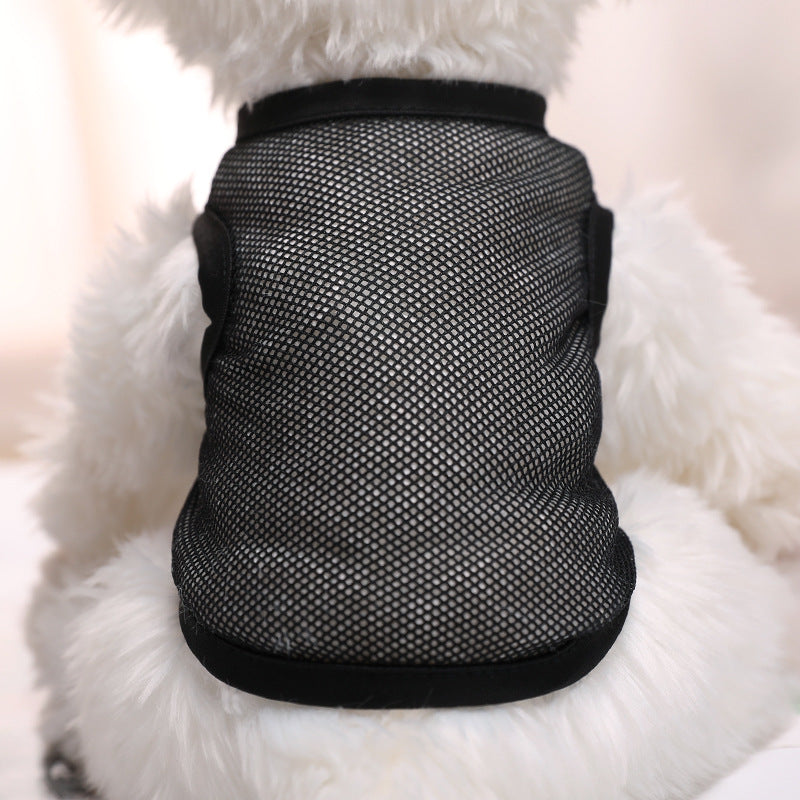 KFX-4916797 Large Mesh Spring/Summer Pet Vest in Plain Colors