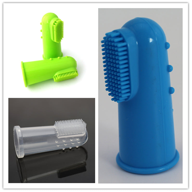 KFX-4921021 Natural Silicone Finger Toothbrush for Gentle Oral Care, Size 5.5*2.2CM
