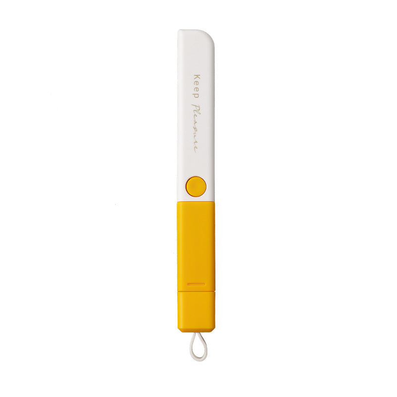 KFX-4921789 Electrostatic Hair Removal Brush for Clothes - ABS+TPR, Compact & Lightweight, Available in Yellow, Green, Pink
