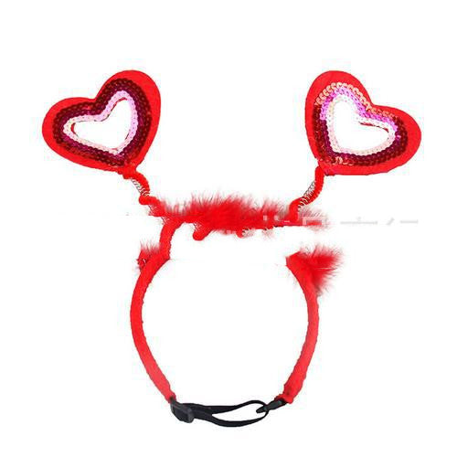 KFX-4923581 Valentine's Day Pet Headband Hair Accessory for All Seasons
