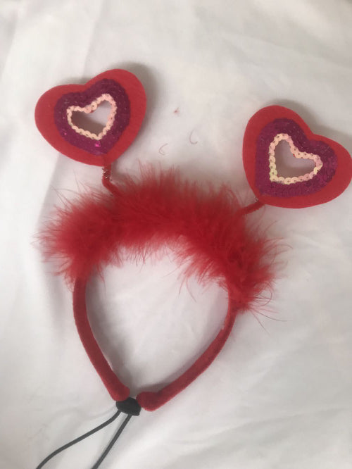 KFX-4923581 Valentine's Day Pet Headband Hair Accessory for All Seasons