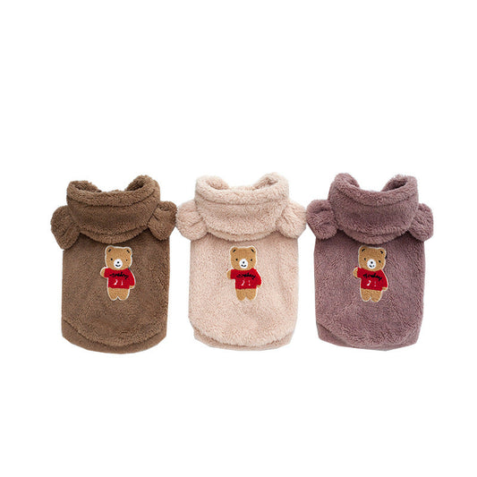 KFX-4924349 Cozy Coral Fleece Vest for Small Dogs in Multiple Colors and Sizes