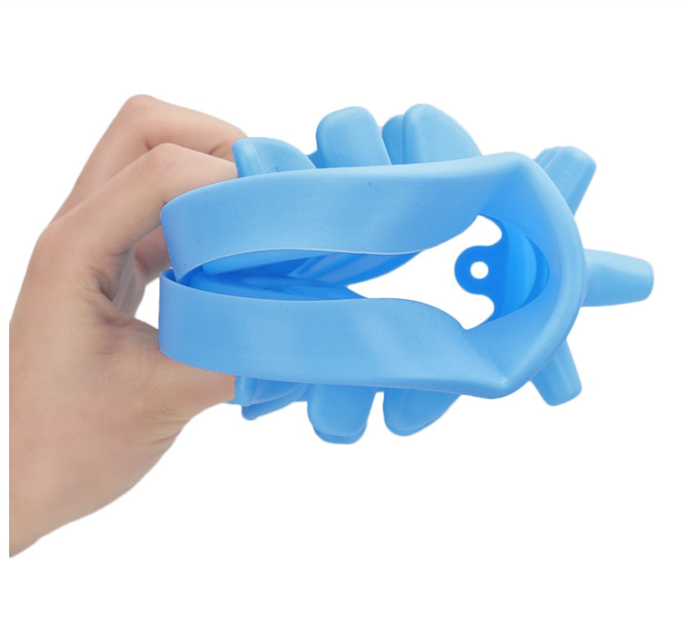 KFX-4926141 Pet Dog Slow Feeder Bowl - Anti-Choke Silicone Travel Design, Available in Small and Large Sizes