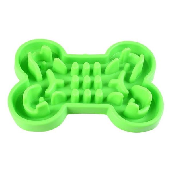 KFX-4926141 Pet Dog Slow Feeder Bowl - Anti-Choke Silicone Travel Design, Available in Small and Large Sizes