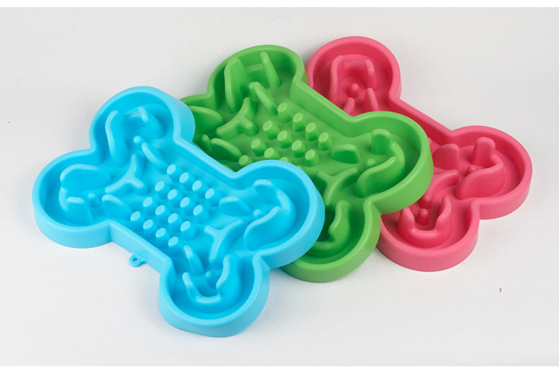 KFX-4926141 Pet Dog Slow Feeder Bowl - Anti-Choke Silicone Travel Design, Available in Small and Large Sizes