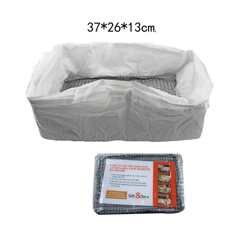 KFX-4927549 Cat Litter Sand Bag Filter Strainer Cleaning Tool - 10 Piece Set
