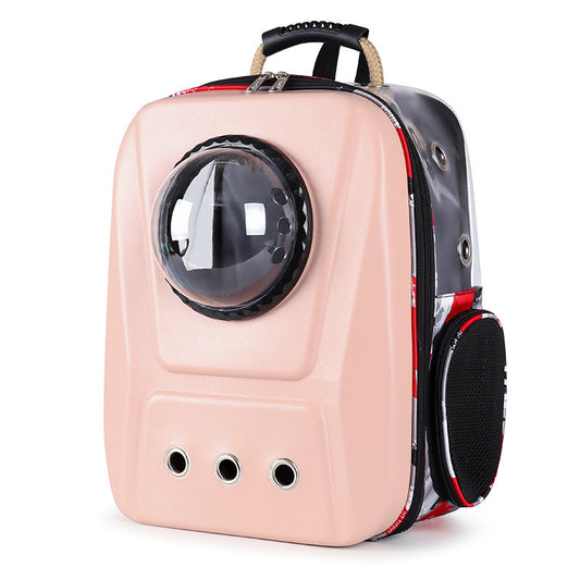 KFX-4928189 Breathable Large Capacity Portable Backpack for Cats, Fashionable EVA Design