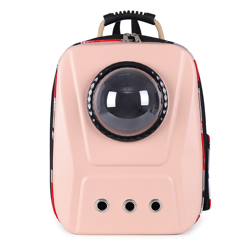 KFX-4928189 Breathable Large Capacity Portable Backpack for Cats, Fashionable EVA Design