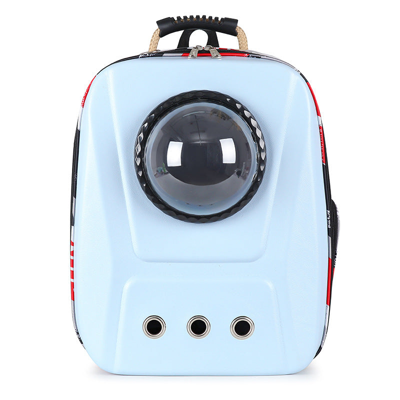 KFX-4928189 Breathable Large Capacity Portable Backpack for Cats, Fashionable EVA Design