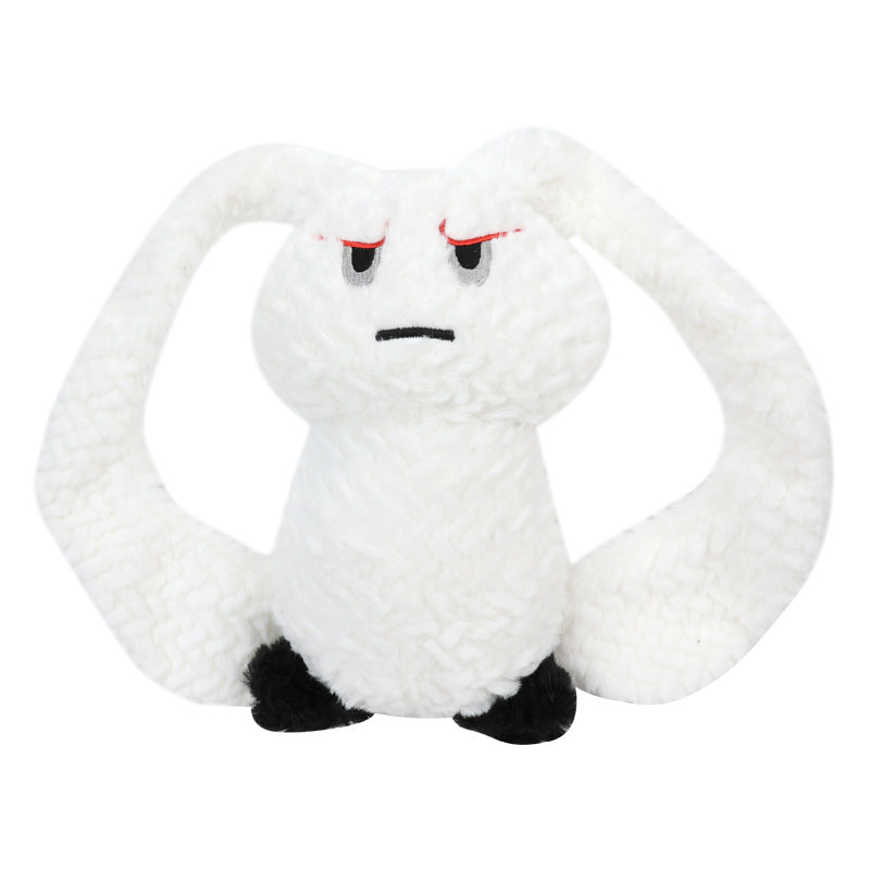 KFX-4931389 Plush Bunny Dog Teething Toy for Medium Small Puppies - Squeaky Chewable Stuffed Animal