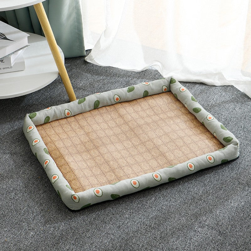 KFX-4931773 Summer Linen Pet Mat Nest - Available in Various Styles and Sizes