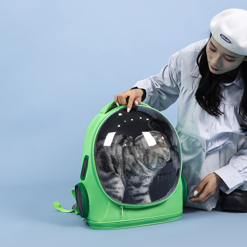 KFX-4933949 Large Capacity Breathable Cat Space Capsule Backpack in Multiple Colors