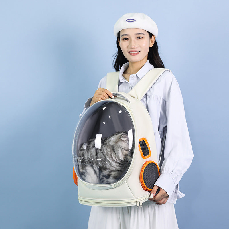 KFX-4933949 Large Capacity Breathable Cat Space Capsule Backpack in Multiple Colors