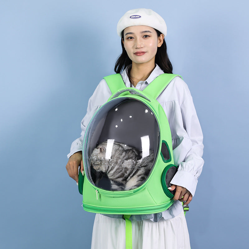 KFX-4933949 Large Capacity Breathable Cat Space Capsule Backpack in Multiple Colors