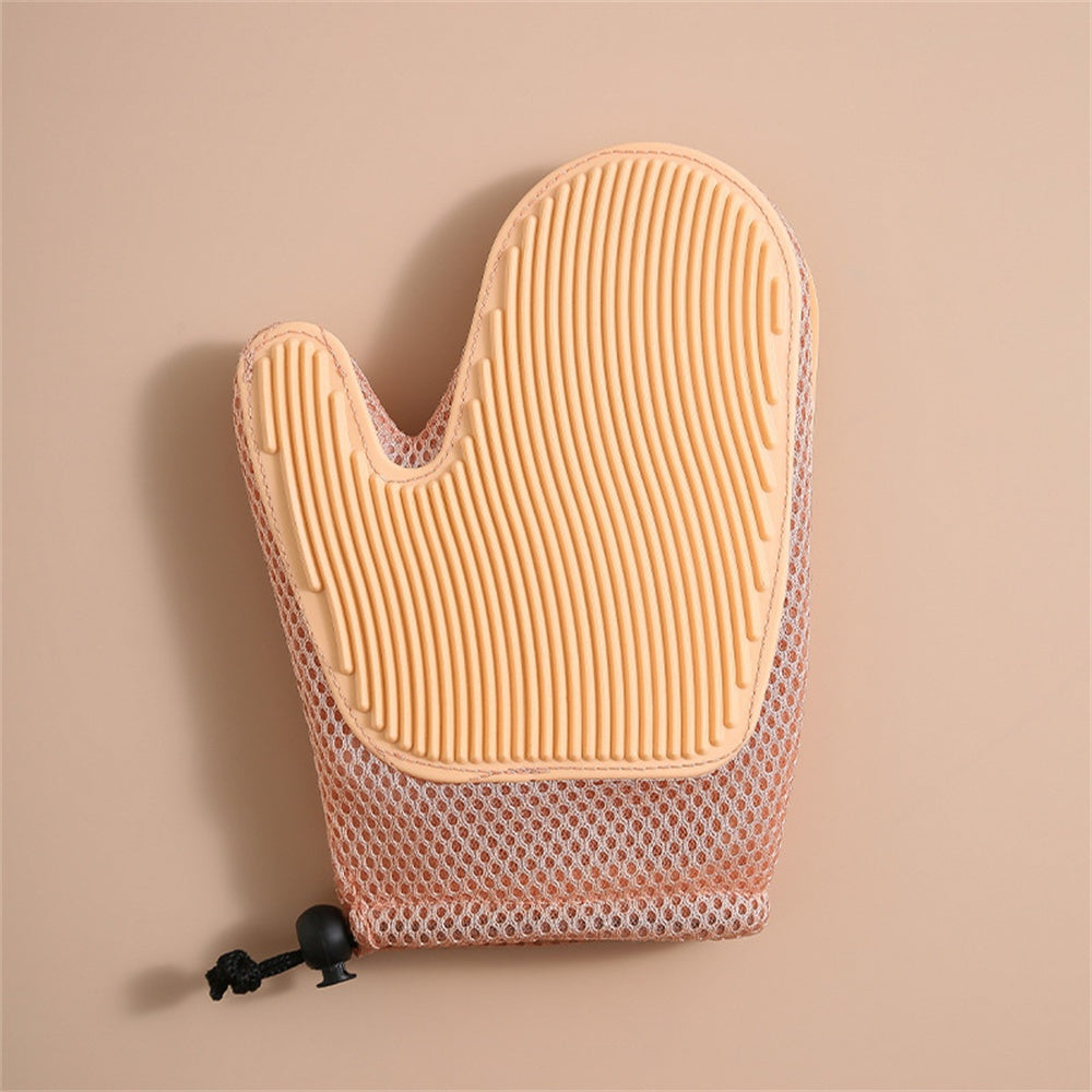 KFX-4934973 Pet Grooming Hair Removal Glove - Multi-Use Mitt for Shedding, Bathing, and Daily Combing