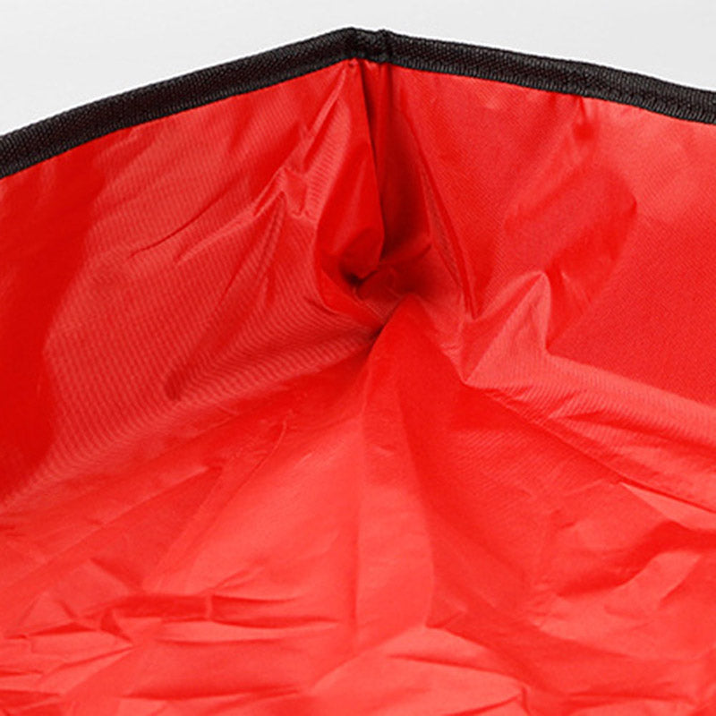 KFX-4935357 Foldable Portable Cat Litter Box in Red and Black – Small and Large Sizes Available