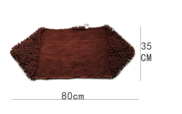 KFX-4937149 Extra Large Chenille Pet Bathing Towel - Quick-Drying & Highly Absorbent 60cm x 85cm
