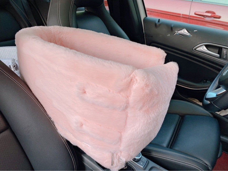 KFX-4937533 Portable Dog Car Seat with Removable Washable Cover for Pets Up to 6kg