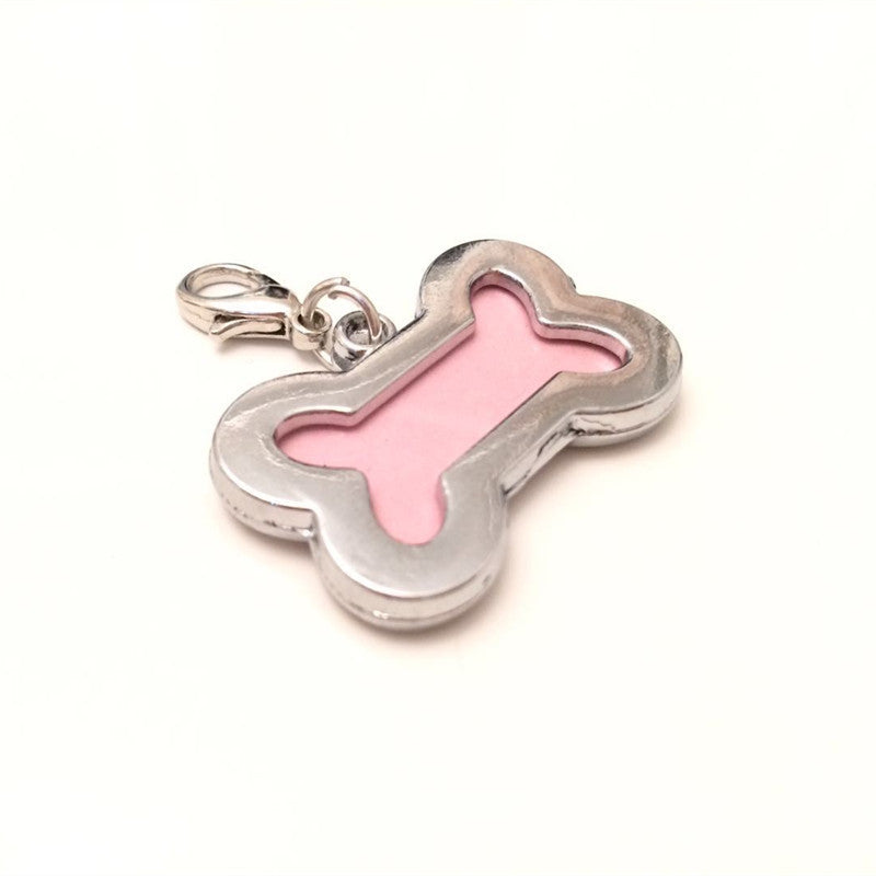 KFX-4940093 Metal Dog Pendant with Diamond Pattern - Universal Jewelry for All Seasons