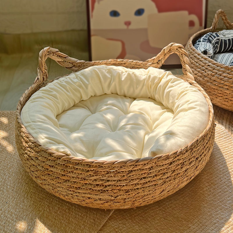 KFX-4943421 Cat Scratching Board with Removable and Washable Rattan Nest - Multiple Styles and Sizes Available