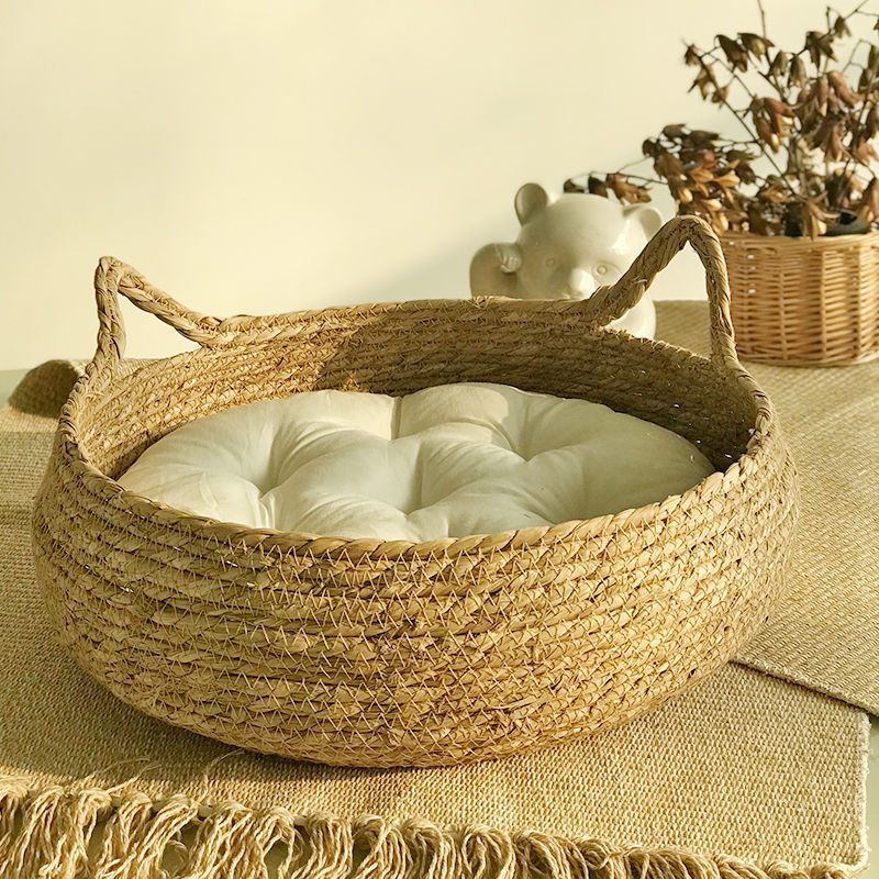 KFX-4943421 Cat Scratching Board with Removable and Washable Rattan Nest - Multiple Styles and Sizes Available