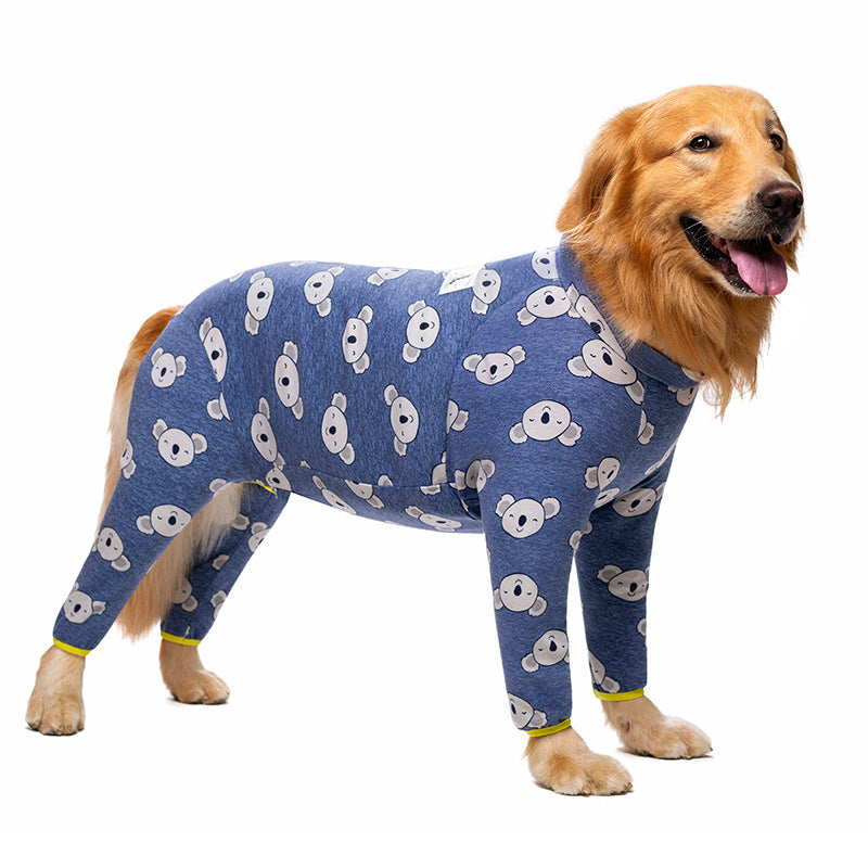KFX-4943805 Cotton Printed Four-Legged Pet Shirt for Comfortable Wear in Various Sizes