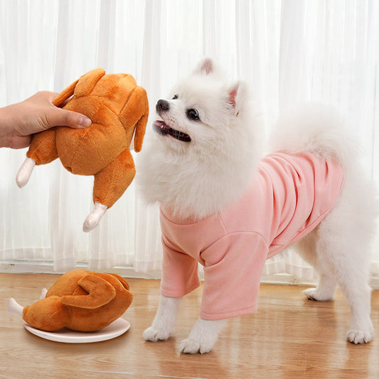 KFX-4945853 Creaking Plush Toy in Turkey Design for Pet Playtime - 14x20cm
