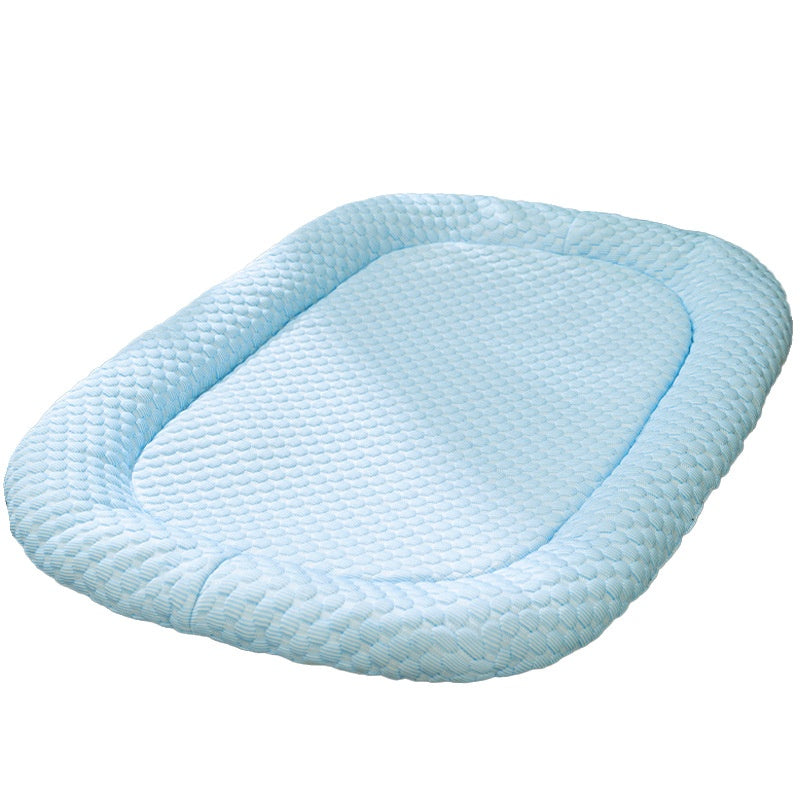 KFX-4947261 Breathable 3D Cool Dog Mat - Ice Pad Kennel with Wooden Design, Multiple Sizes Available