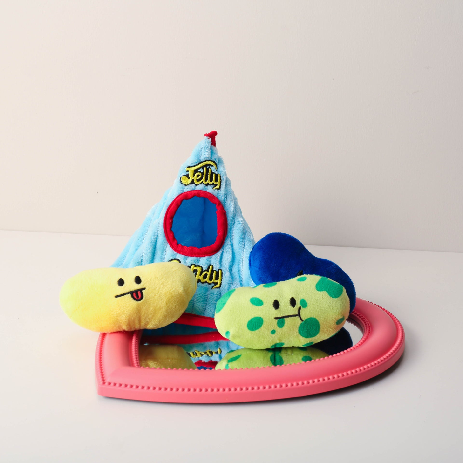 KFX-4948029 Plush Tibetan Food Toy Set for Dogs - Jelly Candy Design with Vocal Features