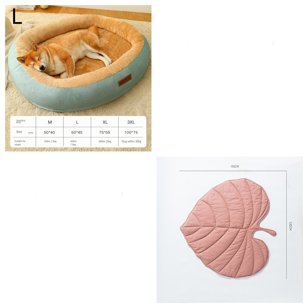 KFX-4953021 Removable Cotton Dog and Cat Bed, Washable and Warm, Multiple Sizes Available