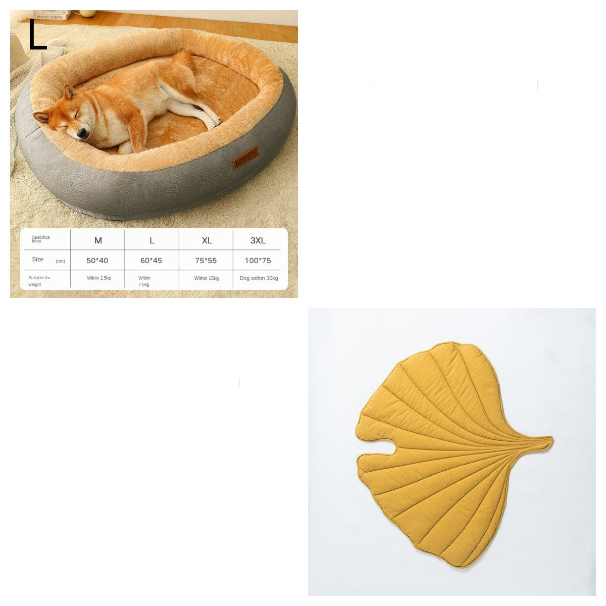 KFX-4953021 Removable Cotton Dog and Cat Bed, Washable and Warm, Multiple Sizes Available