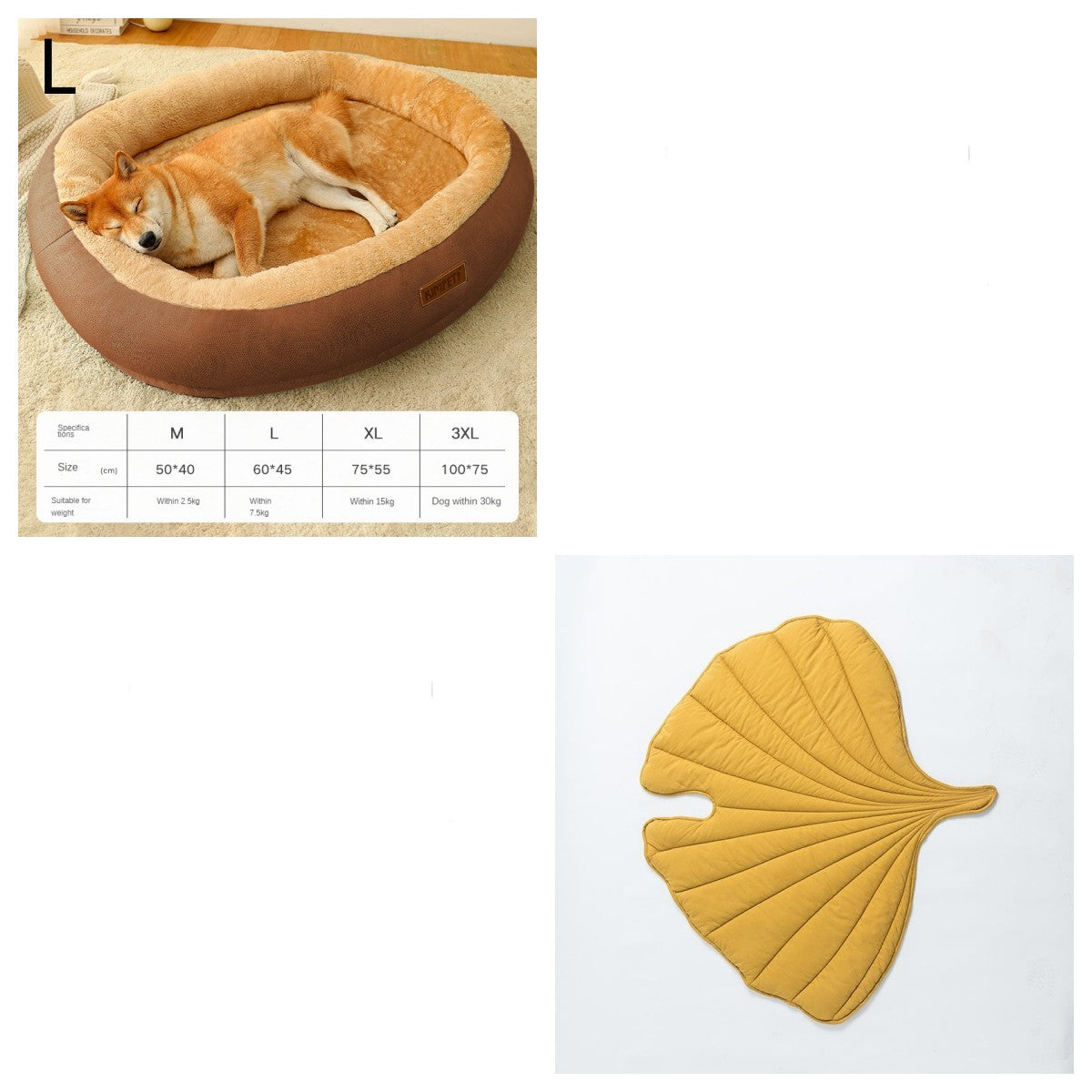 KFX-4953021 Removable Cotton Dog and Cat Bed, Washable and Warm, Multiple Sizes Available
