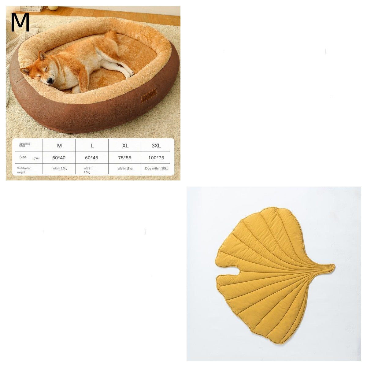 KFX-4953021 Removable Cotton Dog and Cat Bed, Washable and Warm, Multiple Sizes Available