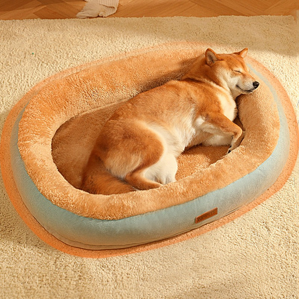 KFX-4953021 Removable Cotton Dog and Cat Bed, Washable and Warm, Multiple Sizes Available