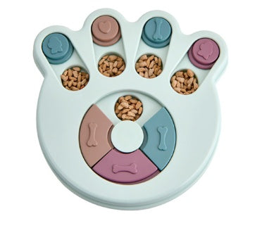 KFX-4953789 Interactive Slow Dispensing Pet Feeder Puzzle Toy for Dogs - Non-Toxic and Durable Design