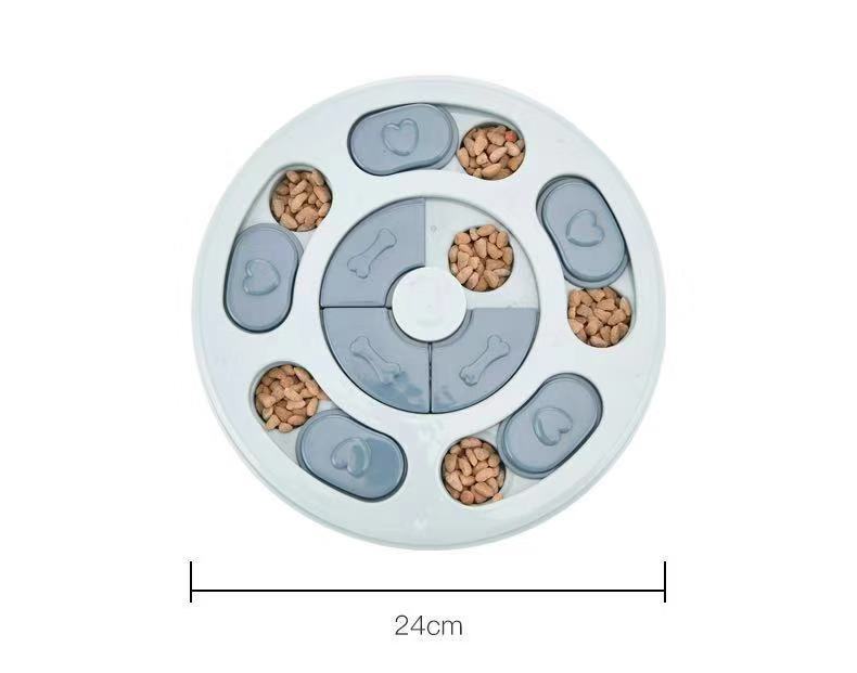 KFX-4953789 Interactive Slow Dispensing Pet Feeder Puzzle Toy for Dogs - Non-Toxic and Durable Design