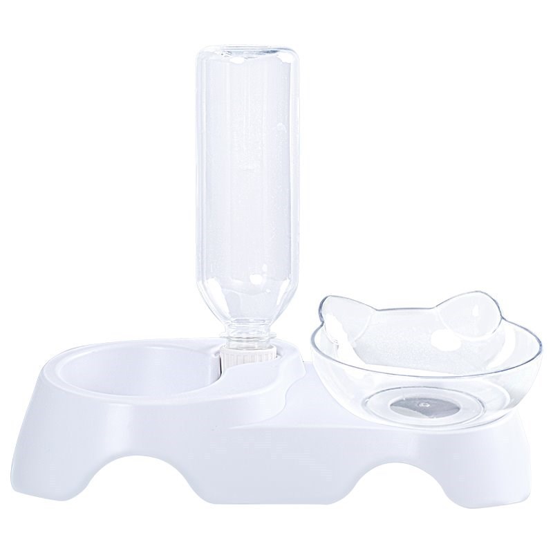 KFX-4954941 Ergonomic Inclined Cat Bowl for Comfortable Eating and Cervical Health