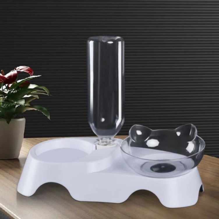 KFX-4954941 Ergonomic Inclined Cat Bowl for Comfortable Eating and Cervical Health