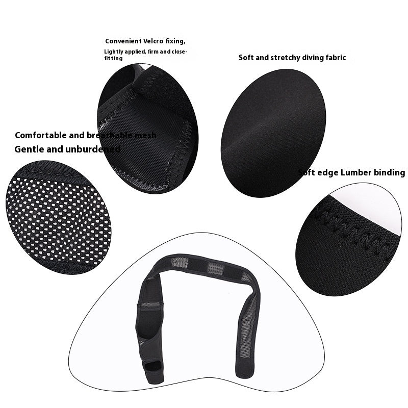 KFX-4955581 Pet Joint Protector for Dogs - Postoperative Knee Pad with Auxiliary Strap - Available in Multiple Sizes