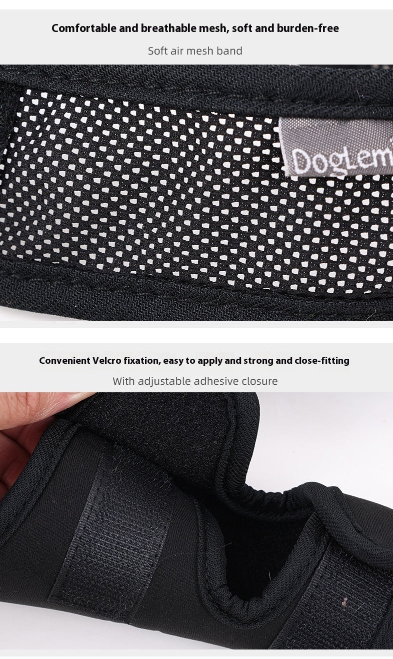 KFX-4955581 Pet Joint Protector for Dogs - Postoperative Knee Pad with Auxiliary Strap - Available in Multiple Sizes