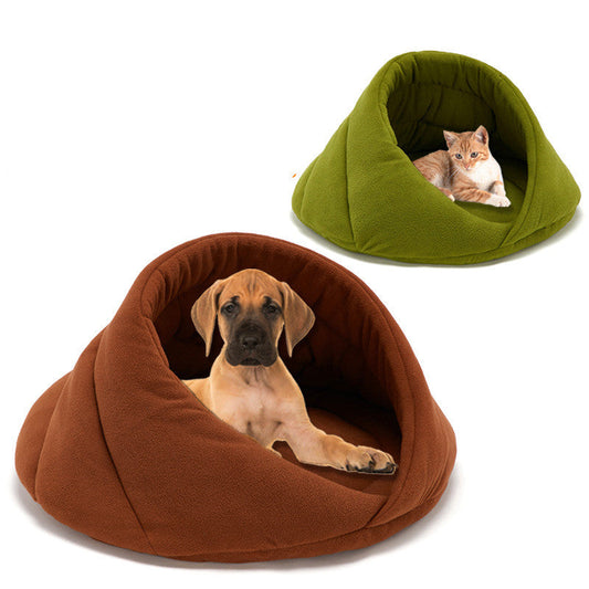 KFX-4958781 Cozy Polar Fleece Pet Nest in Multiple Colors and Sizes