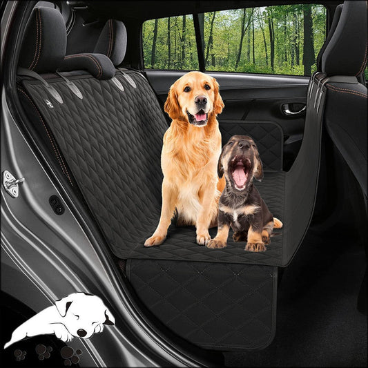 KFX-4966333 Waterproof Dog Kennel Cushion for Rear Car Seat - 54x58 inches, Cloth Material, Available in Black, Orange, Blue