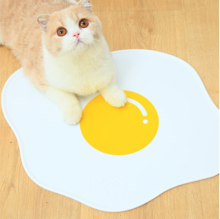 KFX-4970429 Spill-proof Silicone Placemat for Pets 440mm x 360mm with Anti-overflow Design